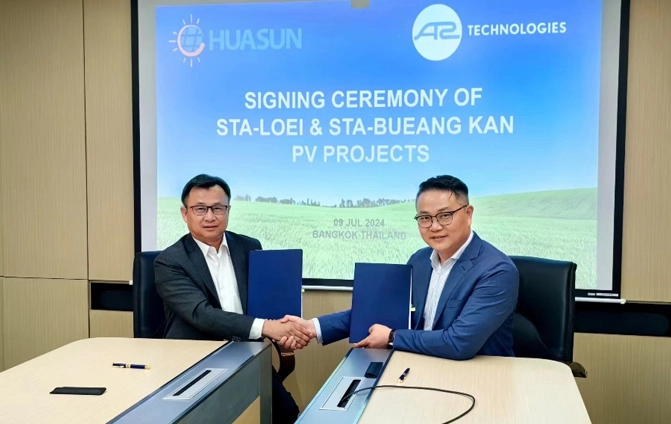 Huasun Secures High-Efficiency HJT Modules Deal with A2 Technologies for Thailand’s Multi-scenario Solar Applications