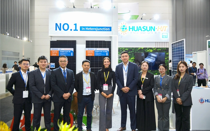 Huasun’s Heterojunction Product Lineup Showcased at All Energy Australia 2024