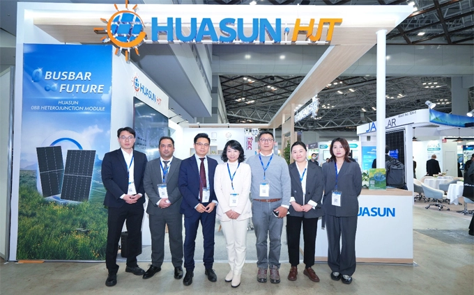 Huasun Showcases Next-Gen HJT in Its Birthplace at Tokyo Smart Energy Week 2025